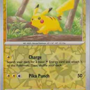 S&V151 - 025/165 - Pikachu - Reverse Holo