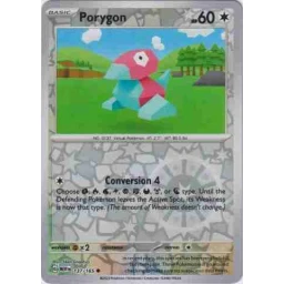 S&V151 - 137/165 - Porygon - Reverse Holo