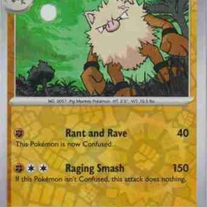 S&V151 - 057/165 - Primeape - Reverse Holo
