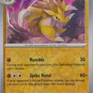 S&V151 - 028/165 - Sandslash - Reverse Holo