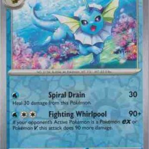 S&V151 - 134/165 - Vaporeon - Reverse Holo