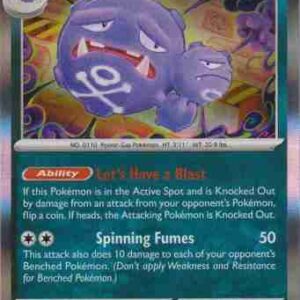 S&V151 - 110/165 - Weezing - Holo