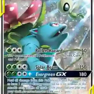 Black Star Promo - SM167 - Celebi & Venusaur GX (Lightly Played)