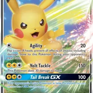 Black Star Promo - SM232 - Pikachu GX (Lightly Played)