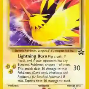 Black Star Promo - WP23 - Zapdos (Lightly Played)