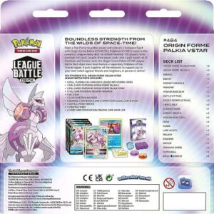 Alternative view of Pokemon League Battle Deck Origin Forme Palkia VSTAR