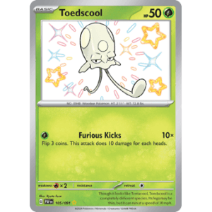 Paldean Fates - 105/091 - Toedscool