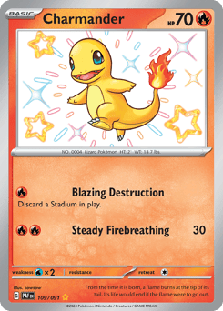 Paldean Fates - 109/091 - Charmander