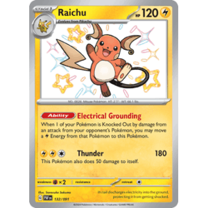 Paldean Fates - 132/091 - Raichu