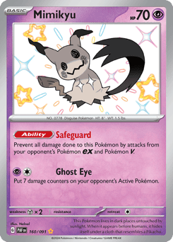 Paldean Fates - 160/091 - Mimikyu