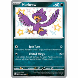 Paldean Fates - 181/091 - Murkrow