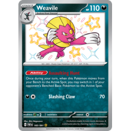 Paldean Fates - 183/091 - Weavile