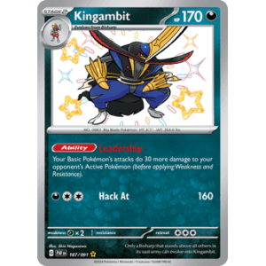 Paldean Fates - 187/091 - Kingambit