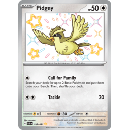 Paldean Fates - 196/091 - Pidgey