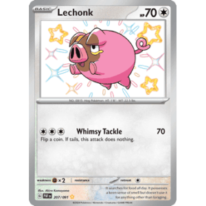 Paldean Fates - 207/091 - Lechonk