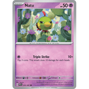 Paldean Fates - 025/091 - Natu
