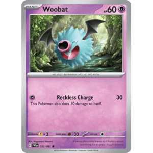 Paldean Fates - 032/091 - Woobat