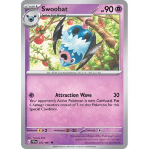Paldean Fates - 033/091 - Swoobat