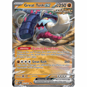Paldean Fates - 053/091 - Great Tusk ex