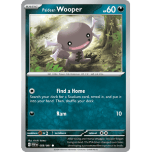 Paldean Fates - 058/091 - Paldean Wooper