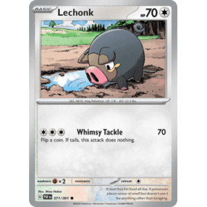 Paldean Fates - 071/091 - Lechonk