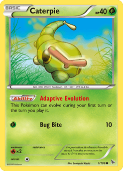 XY Flashfire - 001/106 - Caterpie