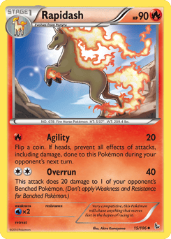 XY Flashfire - 015/106 - Rapidash