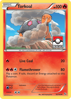XY Flashfire - 016/106 - Torkoal