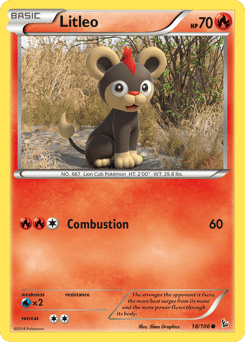XY Flashfire - 018/106 - Litleo