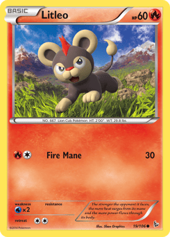 XY Flashfire - 019/106 - Litleo