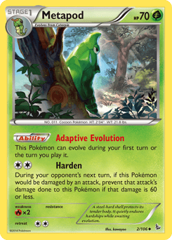 XY Flashfire - 002/106 - Metapod