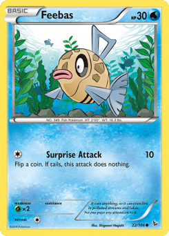 XY Flashfire - 022/106 - Feebas