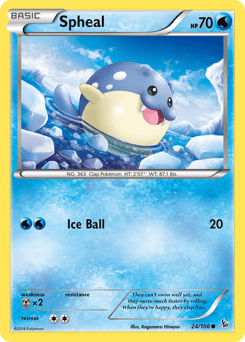 XY Flashfire - 024/106 - Spheal