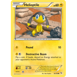 XY Flashfire - 036/106 - Helioptile
