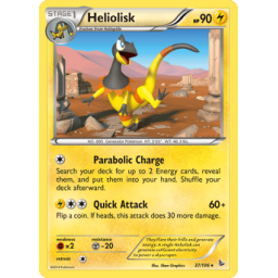 XY Flashfire - 037/106 - Heliolisk - Rare