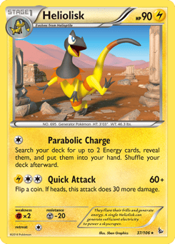 XY Flashfire - 037/106 - Heliolisk - Rare
