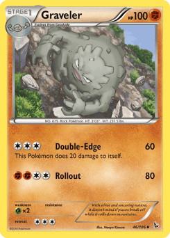 XY Flashfire - 046/106 - Graveler