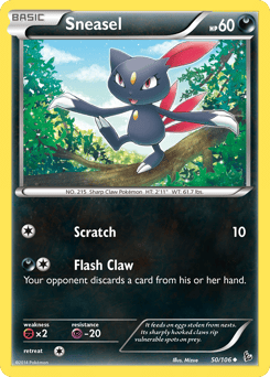 XY Flashfire - 050/106 - Sneasel