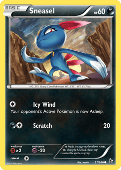 XY Flashfire - 051/106 - Sneasel