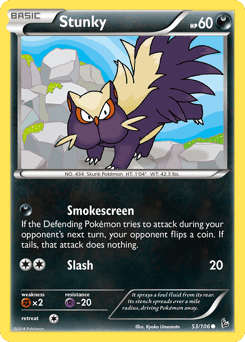 XY Flashfire - 053/106 - Stunky
