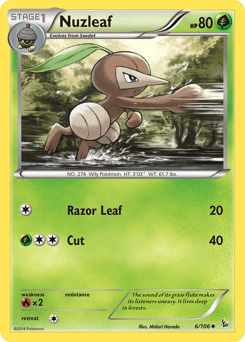 XY Flashfire - 006/106 - Nuzleaf