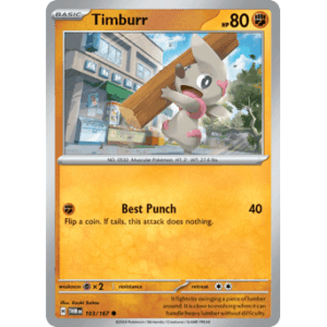 Twilight Masquerade - 103/167 - Timburr - Reverse Holo