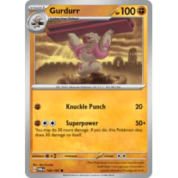 Twilight Masquerade - 104/167 - Gurdurr - Reverse Holo