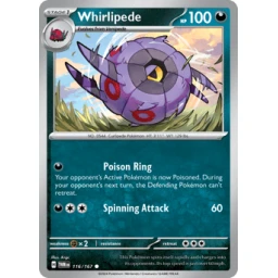 Twilight Masquerade - 116/167 - Whirlipede - Reverse Holo