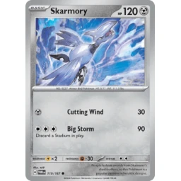 Twilight Masquerade - 119/167 - Skarmory - Reverse Holo