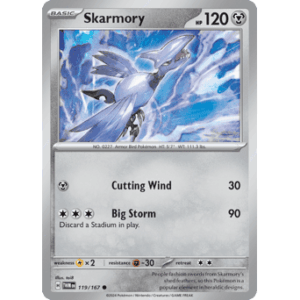 Twilight Masquerade - 119/167 - Skarmory - Reverse Holo