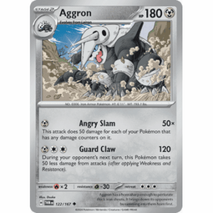 Twilight Masquerade - 122/167 - Aggron - Reverse Holo