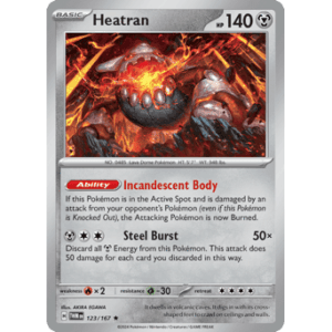 Twilight Masquerade - 123/167 - Heatran - Reverse Holo