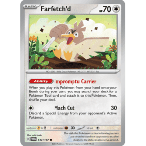 Twilight Masquerade - 132/167 - Farfetch'd - Reverse Holo