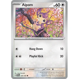 Twilight Masquerade - 137/167 - Aipom - Reverse Holo
